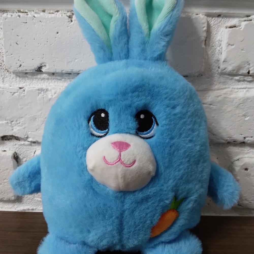 Blue Bunny Rabbit (w/ carrot) Plush